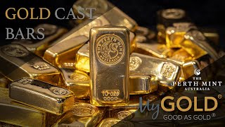 Perth Mint Gold Cast Bars 1KG to 12 oz  Buy 9999 Pure Gold Bullion  MyGold Limited [upl. by Anihtyc]