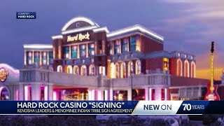 Menominee Tribe and Kenosha sign agreement for new casino [upl. by Lenard]