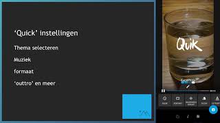 Videos maken met de app Quik van GoPro [upl. by Arin]