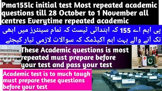 Pma155lc initial test most repeated Academic questionsPma155lc All centres repeated academic [upl. by Kenward]