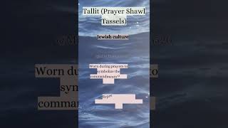 Tallit Prayer Shawl Tassels Jewish culturesubscribe prayer culture jewish music shortvideo [upl. by Oht988]