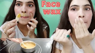 Katori wax  Bellezza Wax Pack  Upper Lips  How to do at Home [upl. by Vinn56]