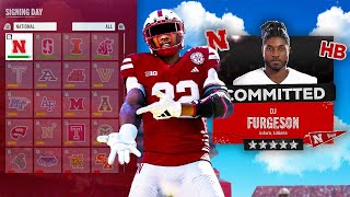 College Football 25 Road to Glory  5 Star Running Back FIRST GAME AS A STARTER AT NEBRASKA [upl. by Rehttam11]