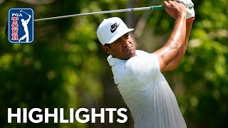 Tony Finau shoots 4under 66  Round 1  Charles Schwab  2024 [upl. by Pharaoh]