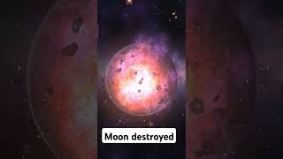 Moon destroyed moon shorts [upl. by Ianaj]