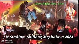 AkonRight Now and Beautiful  Cherry Blossom Festival Shillong India 2024 [upl. by Witt]