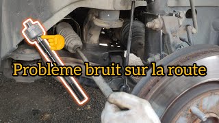 Bruit vibration sur la route le problème dans le crémaillère de direction [upl. by Colet]