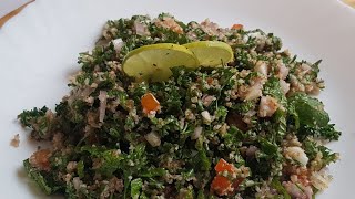 Lebanese Tabbouleh Salad By Tasty Street Food [upl. by Marder]