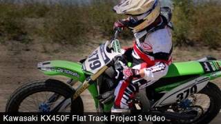 MotoUSA Kawasaki KX450F Flat Track Project 3 [upl. by Fawnia]