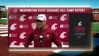 WSU Football Ben Arbuckle after Fall Camp 8923 [upl. by Mooney]