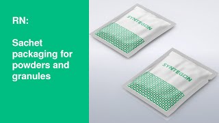 RN Sachet packaging for powders and granules [upl. by Adnawyek]