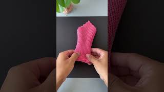 Create a Heart with a Handkerchief ❤🤩🥰 shorts shortsvideo shortsfeed [upl. by Eijneb24]