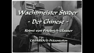 Wachtmeister Studer  Der Chinese Krimihsp [upl. by Andy]