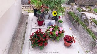 Tombe de Manu DIBANGO cimetière du Père Lachaise Paris [upl. by Kolosick537]