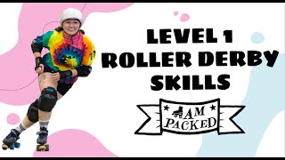 Beginner Roller Derby Level 1 Roller Derby Skills [upl. by Innor454]