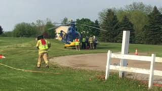 Woman airlifted to hospital after rollover crash in Salem [upl. by Sahc]