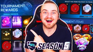 NEW BLACK MARKETS MY FIRST EVER ACCOLADE SERIES 5 V TOURNAMENT REWARD OPENING IN ROCKET LEAGUE [upl. by Mat]