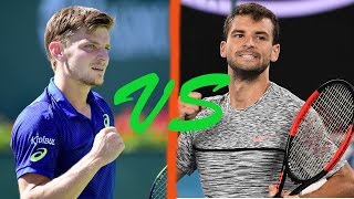 Grigor Dimitrov Vs David Goffin  Sofia Open 2017 Final Highlights HD [upl. by Adnohsak]