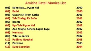 Amisha Patel Movies List [upl. by Rtoip928]