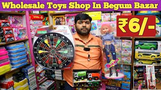 Wholesale Toy Shop In Hyderabad  Begum Bazar Shop 1000 Variety Toys  Best Business Idea [upl. by Edi888]