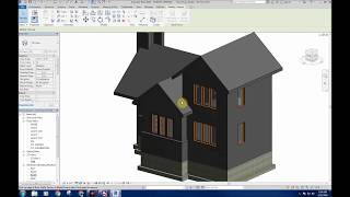 Revit 2018  House Tutorial  Part V  Fascia Soffits Wall offset Details [upl. by Animrac]