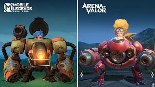 Mobile Legends vs Arena of Valor  Heroes Comparison 2022  GOD OF MLBB [upl. by Omora824]