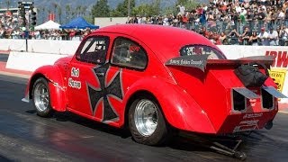 VW drag racing Outlaw Turbo class BUGIN 35 2010 [upl. by Wes]