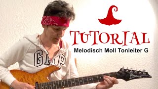 Melodisch Moll Tonleiter G [upl. by Darryl]