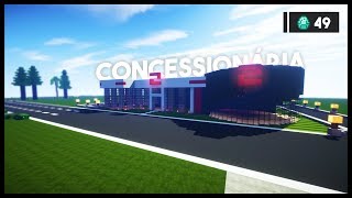 Minecraft LazyCity49  CONCESSIONÁRIA DE CARROS MODERNA Minecraft  Construindo uma Cidade [upl. by Kalli]