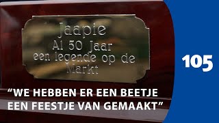 50 jaar Jaap Waasdorp op de markt  Haarlem105 [upl. by Aihseuqram]