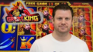 WINNING EVERY BONUS ON THE BRAND NEW ARISTROCRAT SLOT ㊙️ GRAND LEGENDS GREAT KING [upl. by Oicirbaf830]