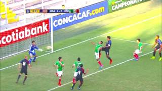 Concacaf Under20 Championship 2017 United States vs Mexico Highlights [upl. by Danby502]