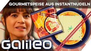 Gourmetspeisen aus Instantnudeln Leckereien zaubern aus dem NudelBlock  Galileo  ProSieben [upl. by Trainor]