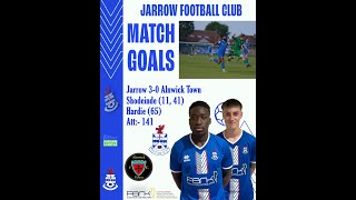 Jarrow 30 Alnwick Town MATCH GOALS 27th July 2024 [upl. by Aivatan219]