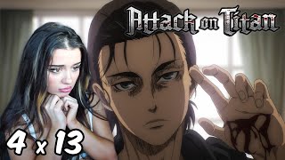 Guess WHOs visting  ATTACK ON TITAN  Reaction 4x13 [upl. by Ez828]