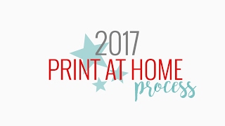 2017 Print At Home Process  by retrohipmama [upl. by Ursuline]