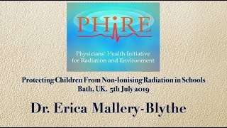 Protecting Children From NonIonising Radiation in Schools Speaker Dr Erica MalleryBlythe 2019 [upl. by Jamesy721]