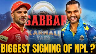 Why Is Shikhar Dhawan The BIGGEST SIGNING Of NPL 2024  Shikhar Dhawan in NPL [upl. by Llemert]