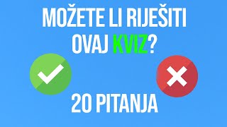 KVIZ OPŠTEG ZNANJA [upl. by Etnor]