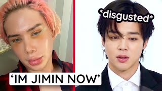 BTS Jimin REACTS To Oli London [upl. by Elrak]