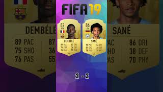 Dembele vs Sane 🔥 FIFA Evolution FIFA 1625 EAFC 25 [upl. by Oeht641]