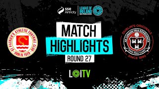 SSE Airtricity Mens Premier Division Round 27  St Patricks Athletic 00 Bohemians  Highlights [upl. by Ielhsa]