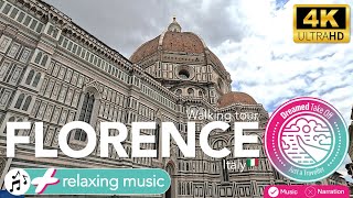 Walking tour in Florence The city of the Medici and the heart of Tuscany Florence Italy 🇮🇹 4K [upl. by Rahal]