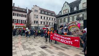 Bad Kreuznach Germany January 30 2024 Demokratie Verteidigen demo [upl. by Dlnaod15]