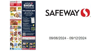 Safeway Weekly Ad US  09062024  09122024 [upl. by Grados]