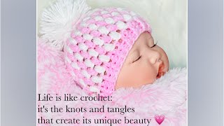 Easy Crochet Baby Hat Pattern for Every Size  Create Adorable Hats from Scratch with scrap yarn [upl. by Durrett87]