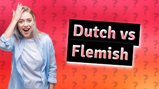 Can Dutch speakers understand Flemish [upl. by Jaal]