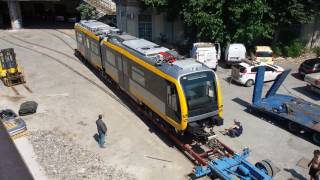 Metropolitana di Genova  Consegna del settimo treno di 3 generazione [upl. by Xyla]