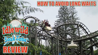 Idlewild amp Soak Zone Review Pennsylvania Childrens Theme Park  How to Avoid Long Waits [upl. by Naejamron]