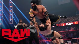 Drew McIntyre vs Veer amp Shanky – Handicap Match Raw Aug 2 2021 [upl. by Mikkanen]